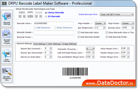 Professional Barcode Label Maker