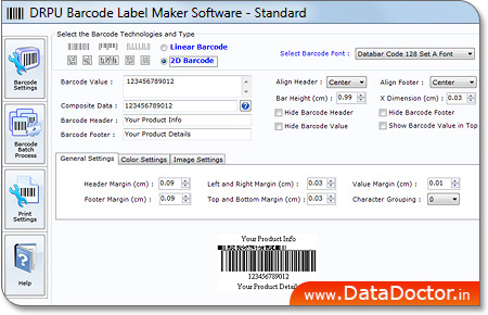 Barcode maker software