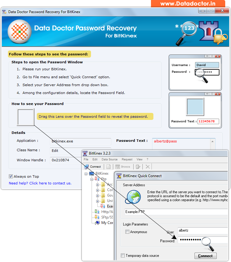 Password Recovery Software For BitKinex