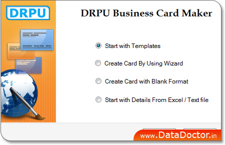 Business card software