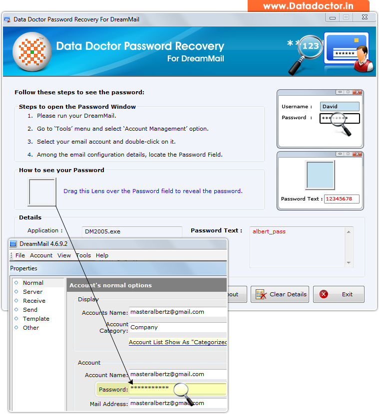 Password Recovery Software For DreamMail