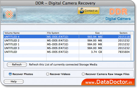 Mac Digital camera recovery