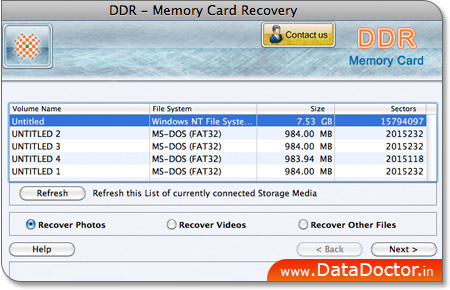 Mac Memory card recovery