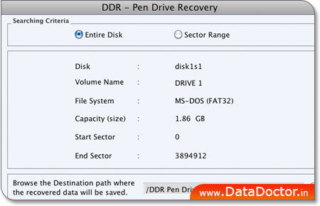 Mac Pen drive data recovery