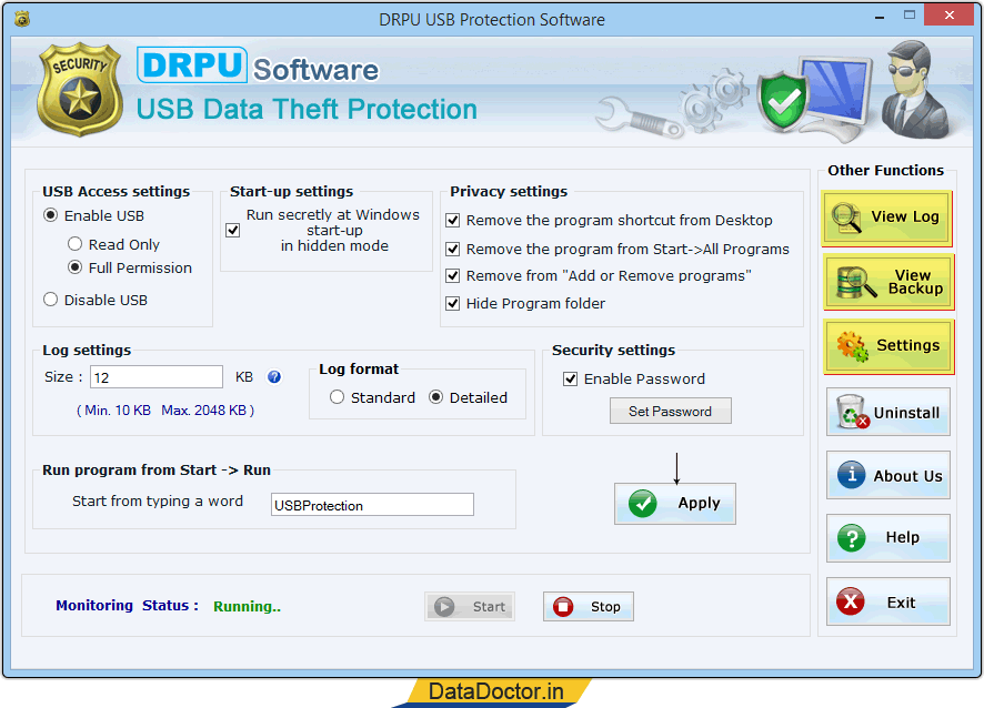 USB Data Theft Protection Software