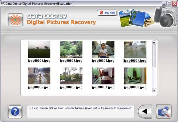 Screenshot of Erased Still Recovery