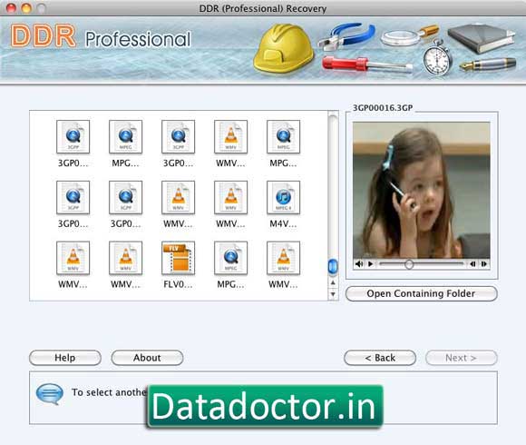 Screenshot of Mac Data Recovery Software