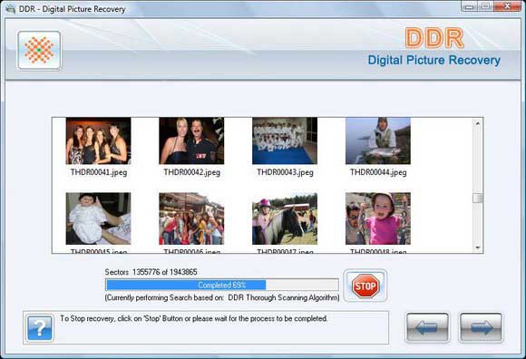 Application recovers lost pictures, images from formatted digital storage media