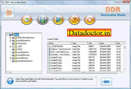 Screenshot of USB Drive Data Recovery Software