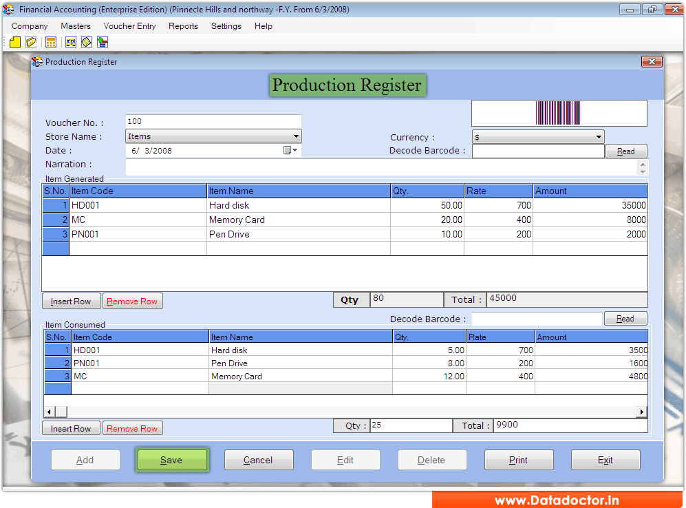 Financial Accounting - Enterprise Edition