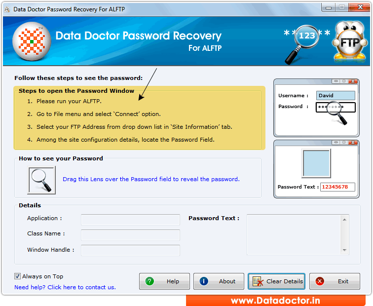 Password Recovery Software For ALFTP