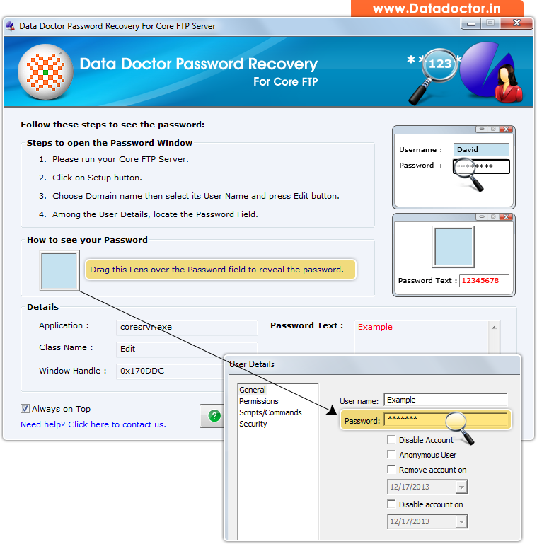 Password Recovery Software For Core FTP