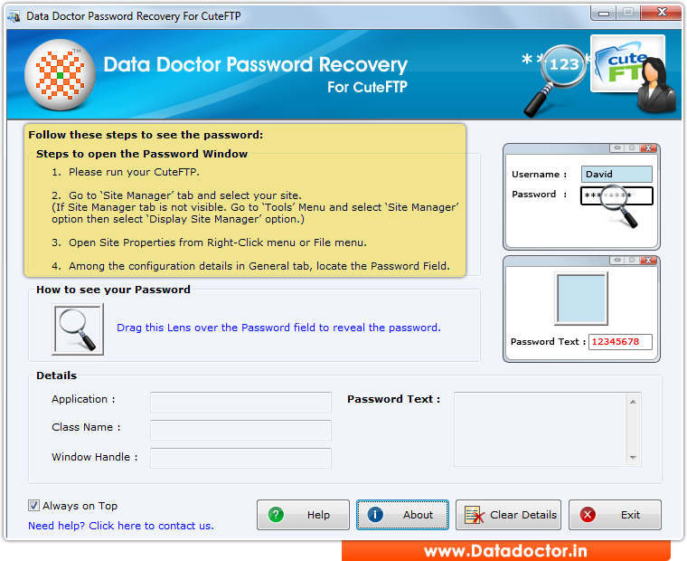 Password Recovery Software For CuteFTP