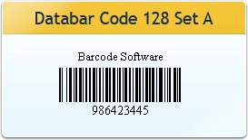 Databar Code 128 Set A