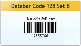 Databar Code 128 Set B