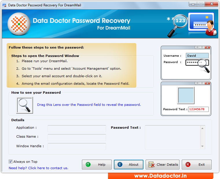 Password Recovery Software For DreamMail