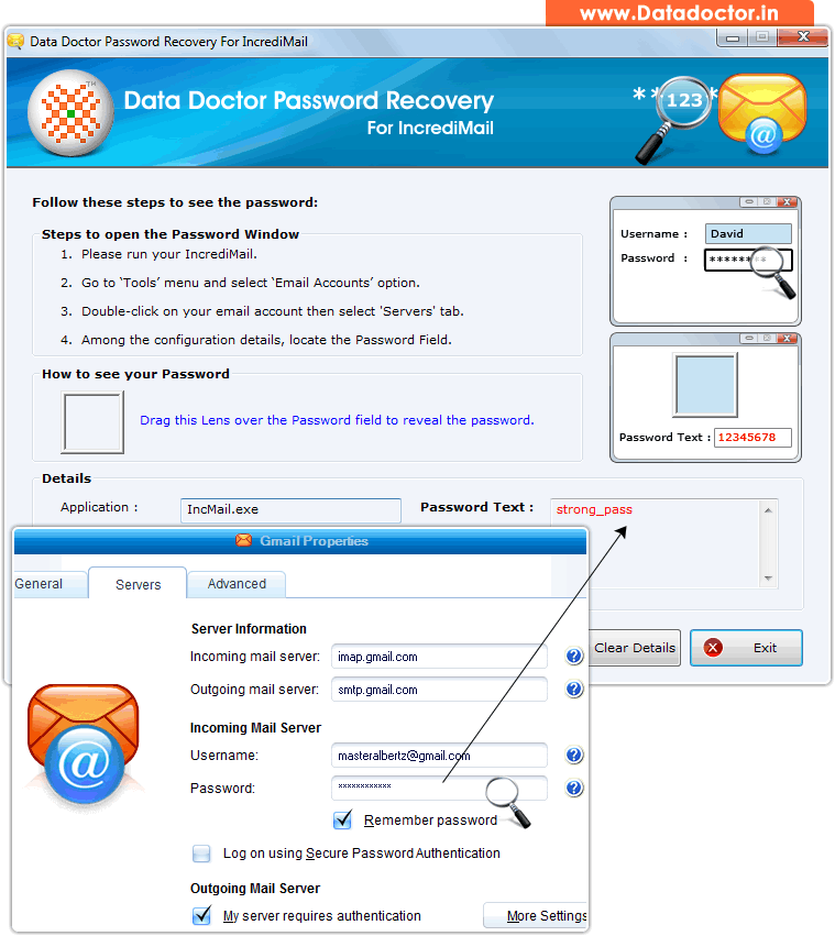 Password Recovery Software For IncrediMail