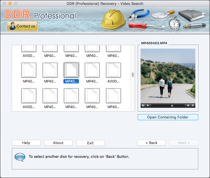Open containing folder