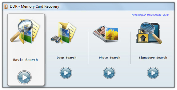 Memory card recovery software
