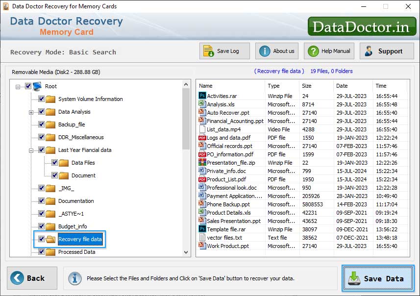 Memory Card Data Recovery