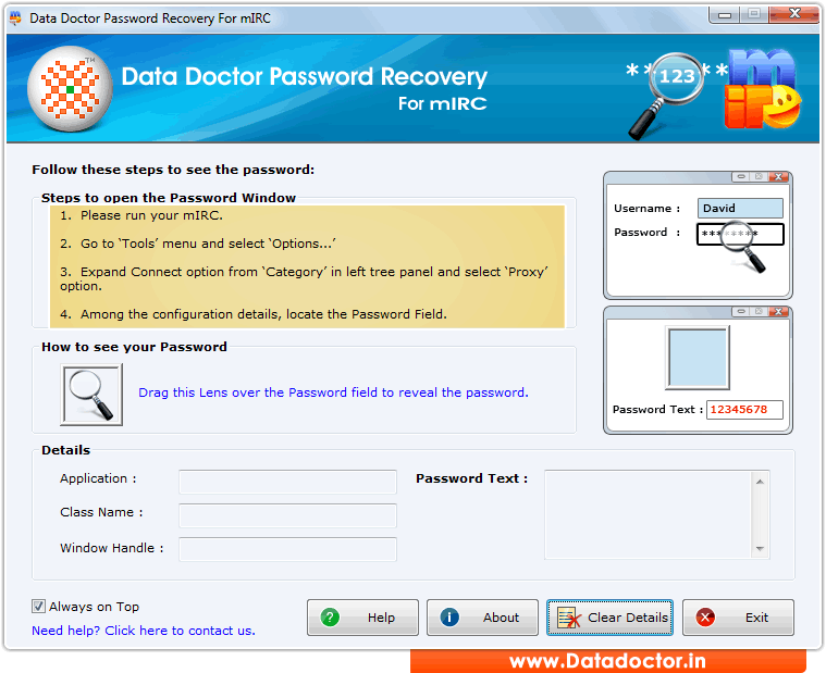 Password Recovery Software For mIRC