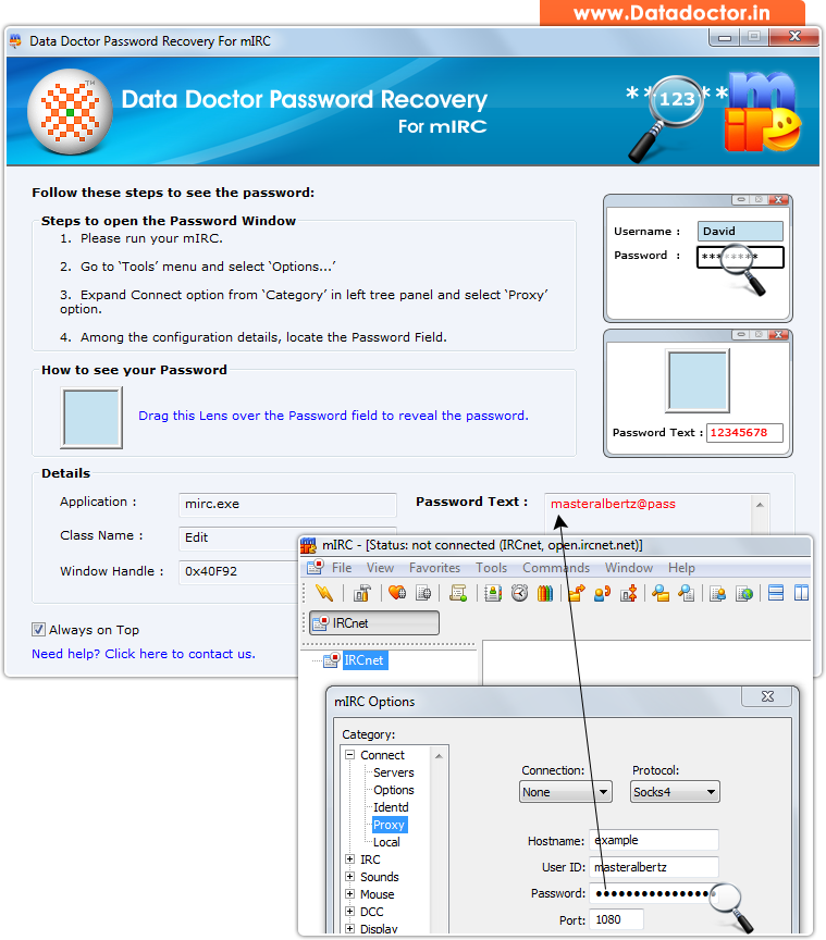 Password Recovery Software For mIRC