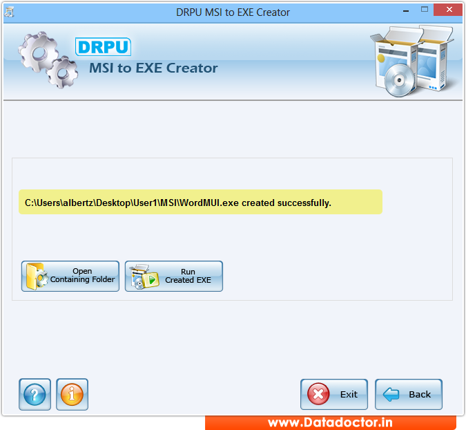 MSI to EXE Creator Software