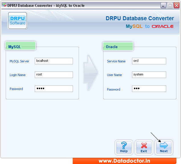 MySQL to Oracle Database Converter