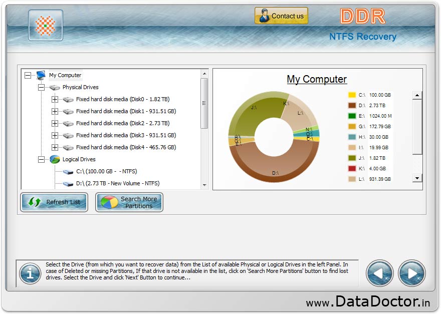 Data Recovery Software - NTFS