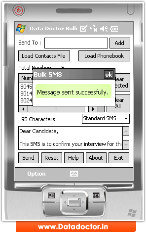 Pocket PC to Mobile Bulk SMS Software