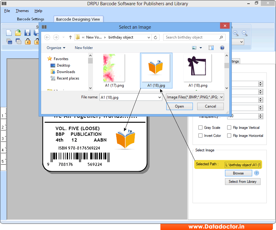 Barcode Label Maker for Publisher