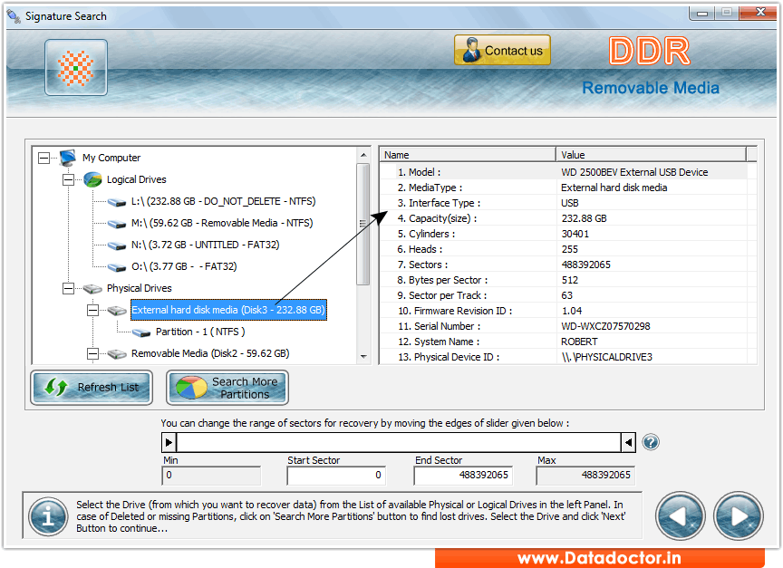 Removable media data recovery software retrieve formatted usb drive