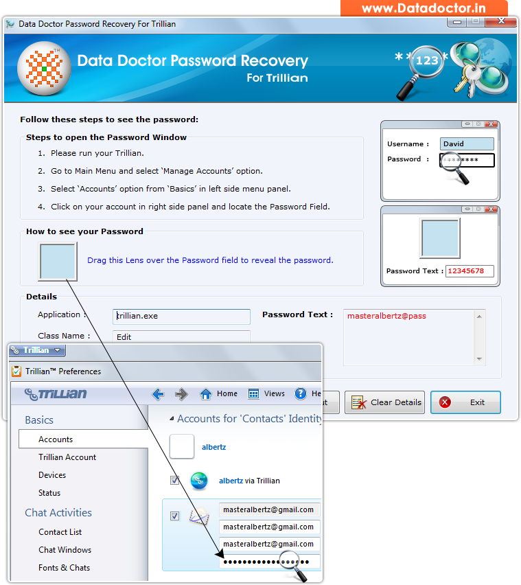 Password Recovery Software For Trillian Messenger