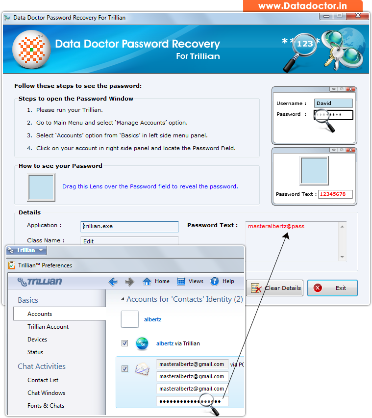 Password Recovery Software For Trillian Messenger