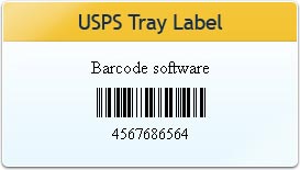 USPS Tray Label