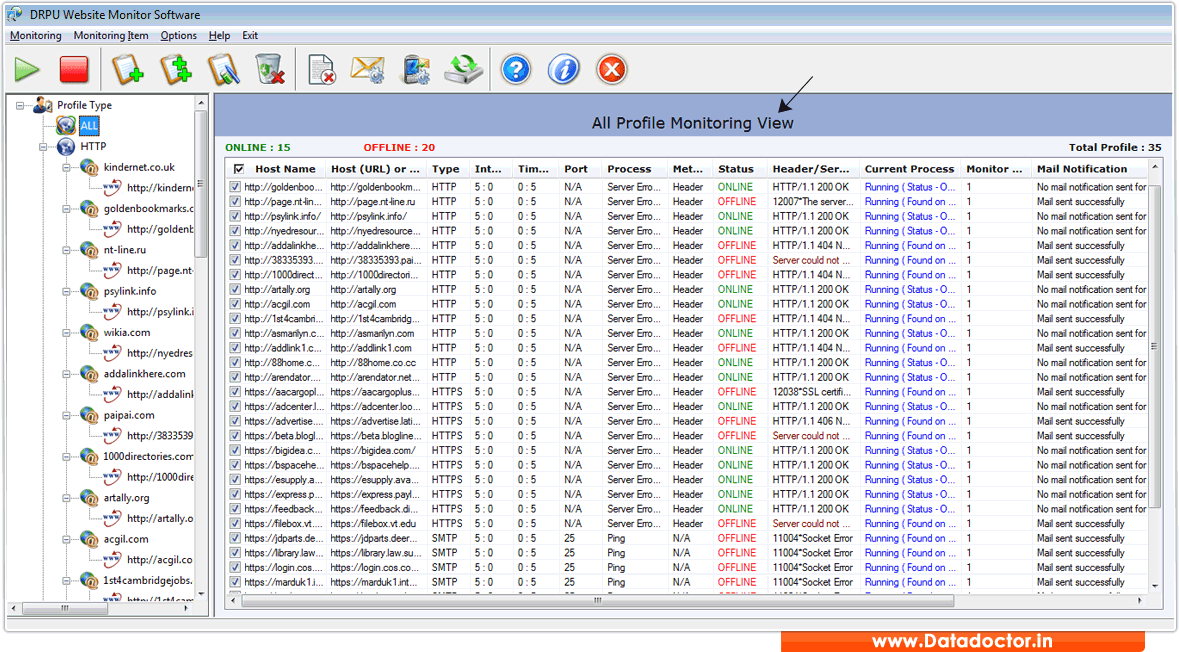 Website Monitoring Software